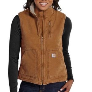 Carhartt Women’s Mock Neck Sherpa Lined Vest